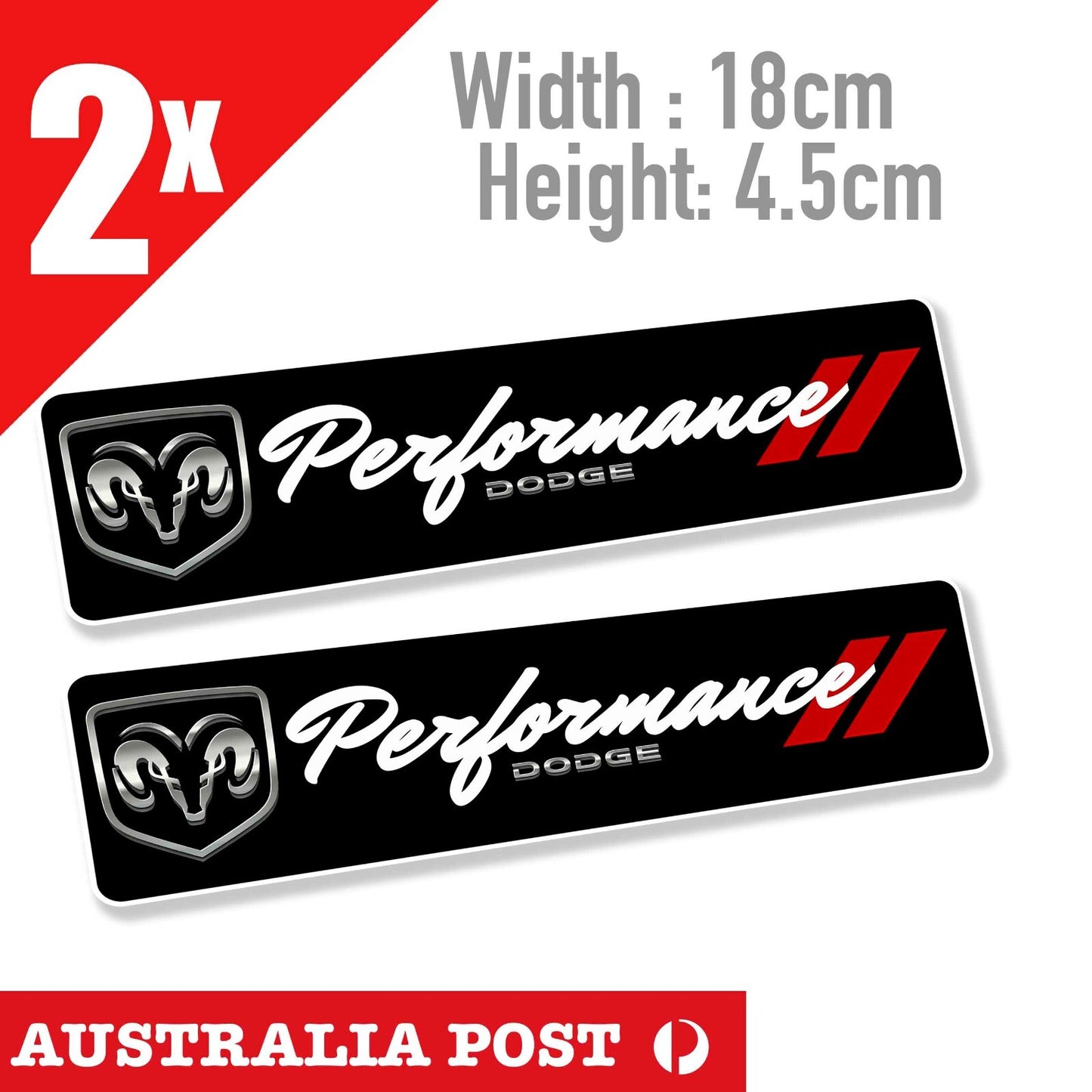 DODGE RAM PERFORMANCE Banner, SRT GTS T/A Stryker Muscle V8 Ute, Truck Sticker