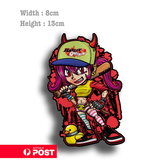 Harley Quinn Suicide Squad with Baseball Bat Sticker