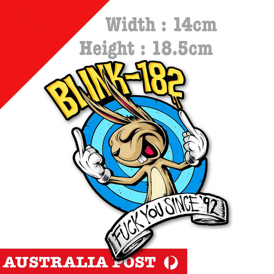 Blink-182 Rock Band Logo Since 92 Sticker