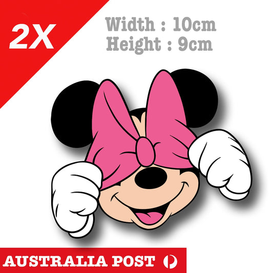 Mickey Mouse Minnie Mouse Cute Funny Disney Character  Sticker