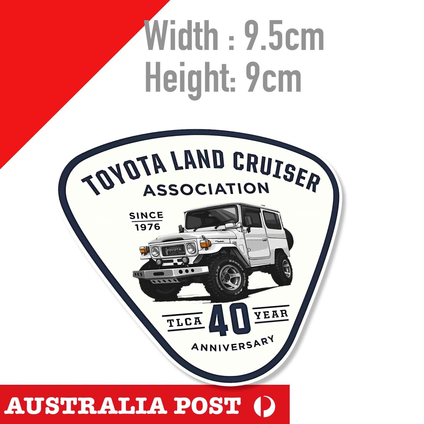 TOYOTA Land Cruiser FJ40 Association Hilux 4x4 Truck Ute, 4Runner Sticker