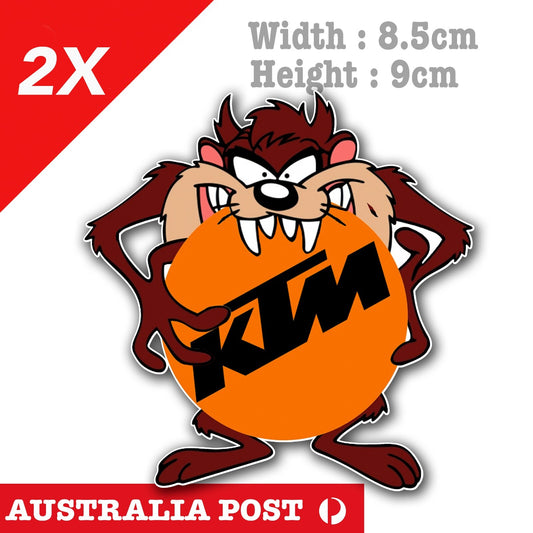 KTM Logo TAZ Tornado , Motorcycle , Helmet, Fuel Tank Sticker