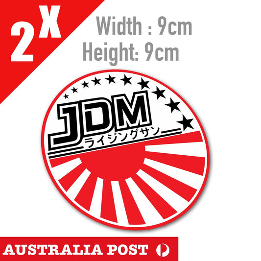 Japan Rising Sun Flag Funny JDM Japanese Drift Car Vinyl Bumper Decal Sticker