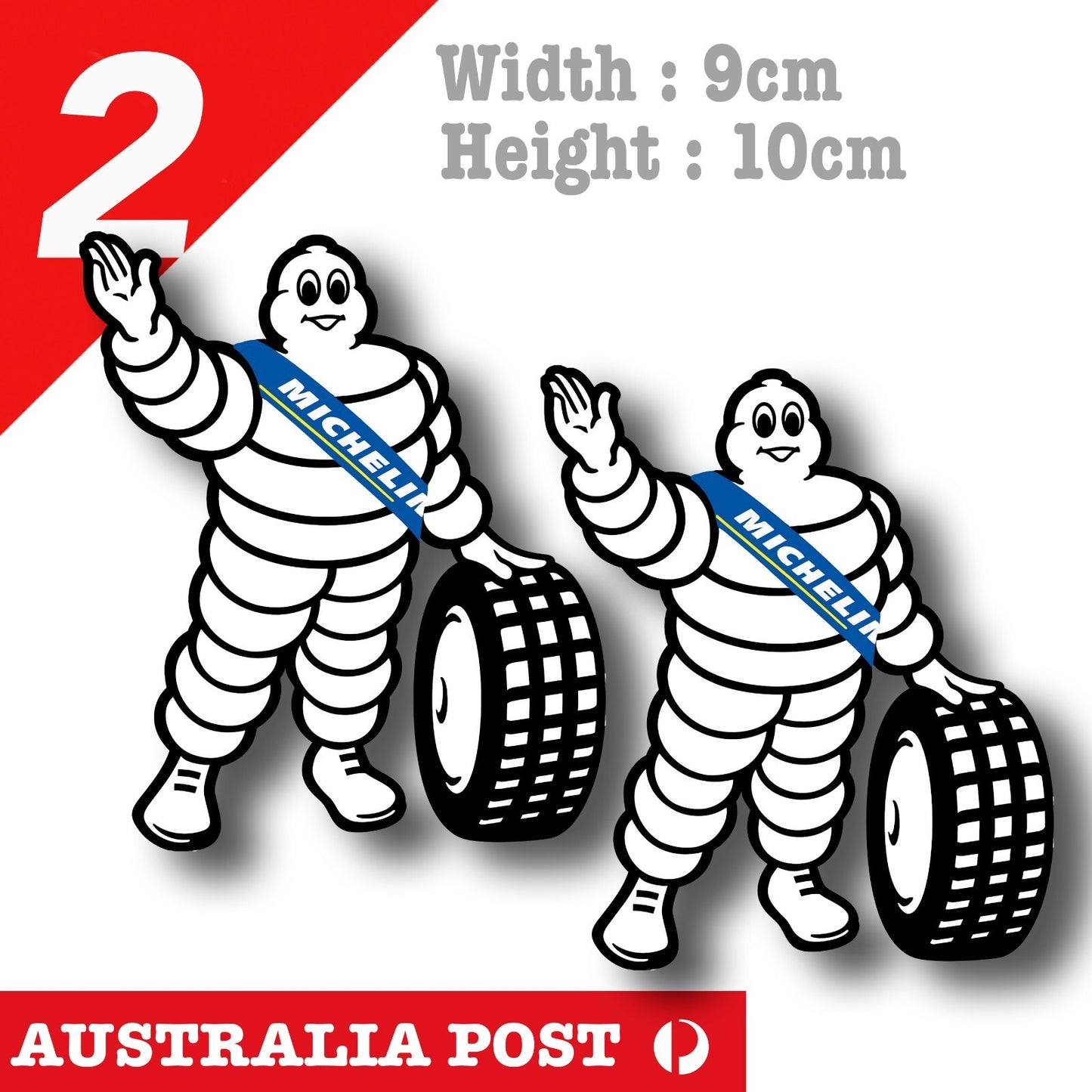 MICHELIN Man Tyre Logo, MICHELIN Man Logo with Tyre Sticker
