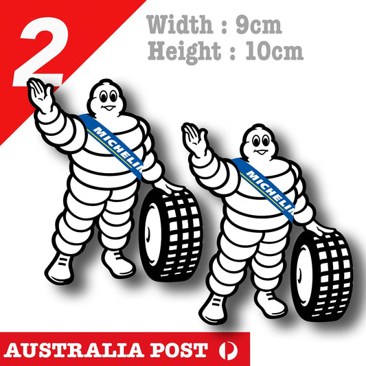 MICHELIN Man Tyre Logo, MICHELIN Man Logo with Tyre Sticker