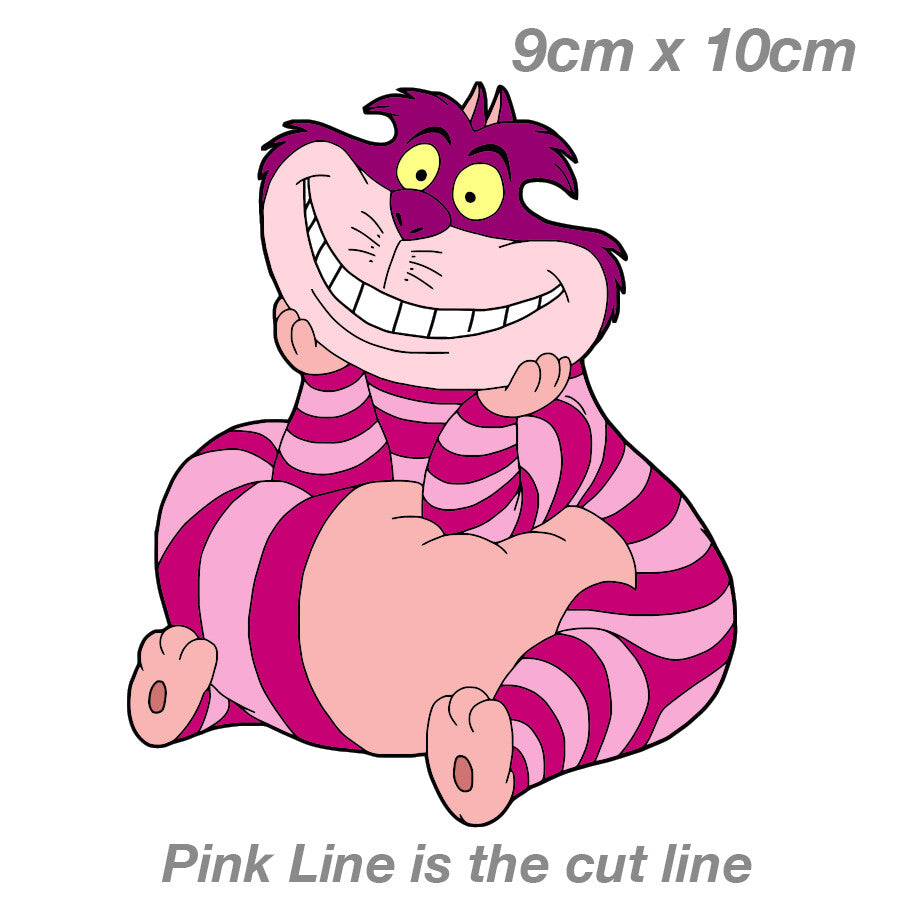 Cheshire Cat - Alice in Wonderland Laptop , Car  Vinyl  Sticker 