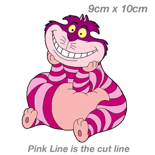Cheshire Cat - Alice in Wonderland Laptop , Car  Vinyl  Sticker 