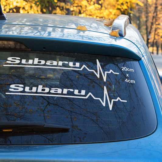 Heartbeat Subaru Sti Jdm Japanese 2 Sticker, WRX STi JDM BRZ Scion Impreza