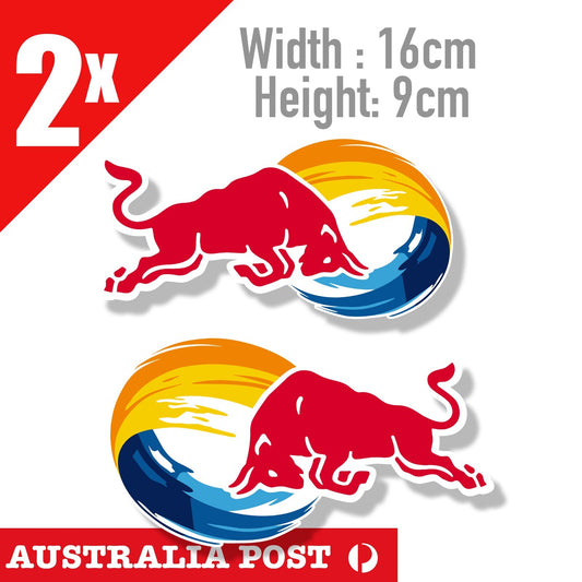 Red Bull New Logo Stickers