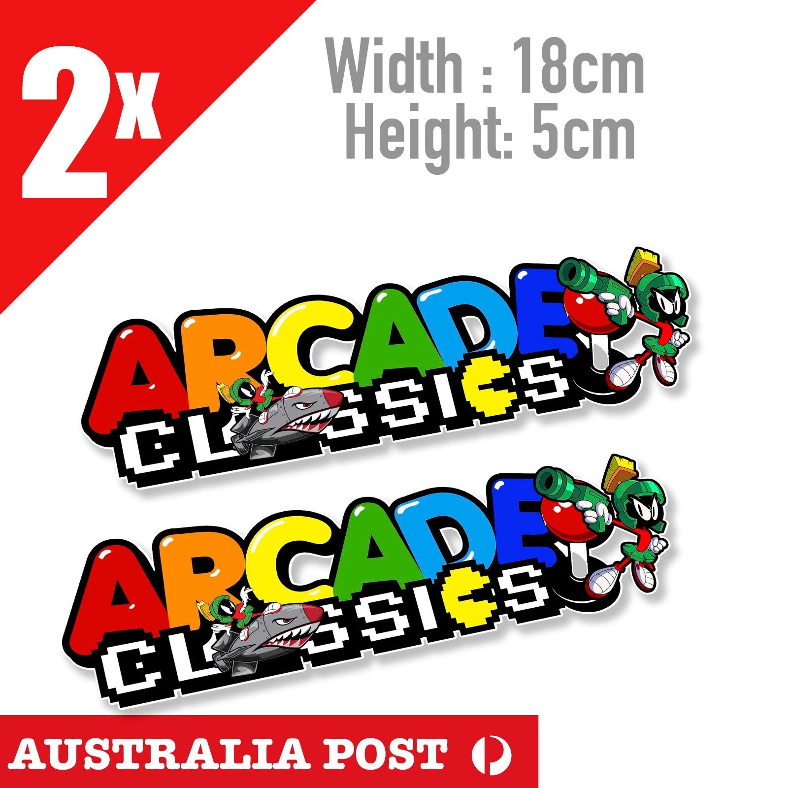 Martin the martian  Arcade Classic Logo Font Martin the Martian Arcade Stickers