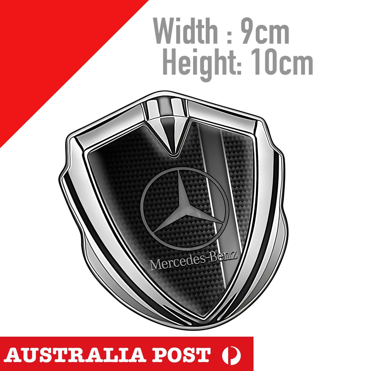 MERCEDES BENZ Chrome  Badge , BENZ Logo Sticker
