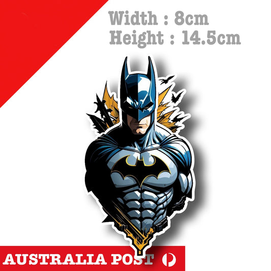 DC Comics Batman , Batman Logo , Dark Knight with Bats Vinyl  Sticker