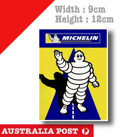 Michelin Tires Sign, Michelin Logo, Vintage, Old Style Sticker