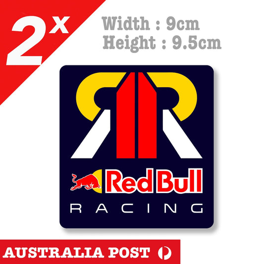 Red Bull Racing Logo Fridge Bar  Decal Sticker