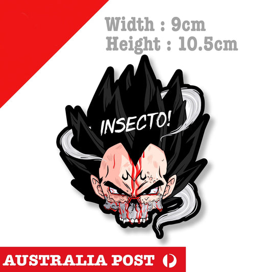 Dragon Ball Z. Skull Goko  INSECTO Head, JDM, Cartoon Sticker