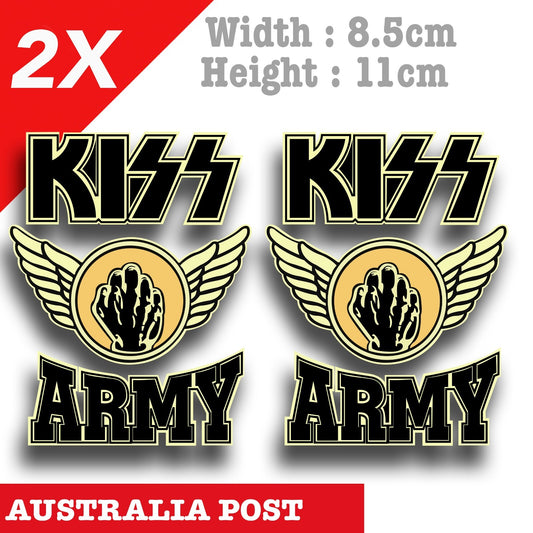KISS Rock Band, KISS Army Logo  Decal Sticker