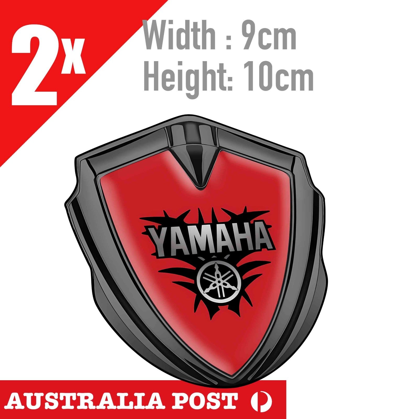 YAMAHA RACING Motorcycle Badge , Yamaha RED LOGO  Sticker
