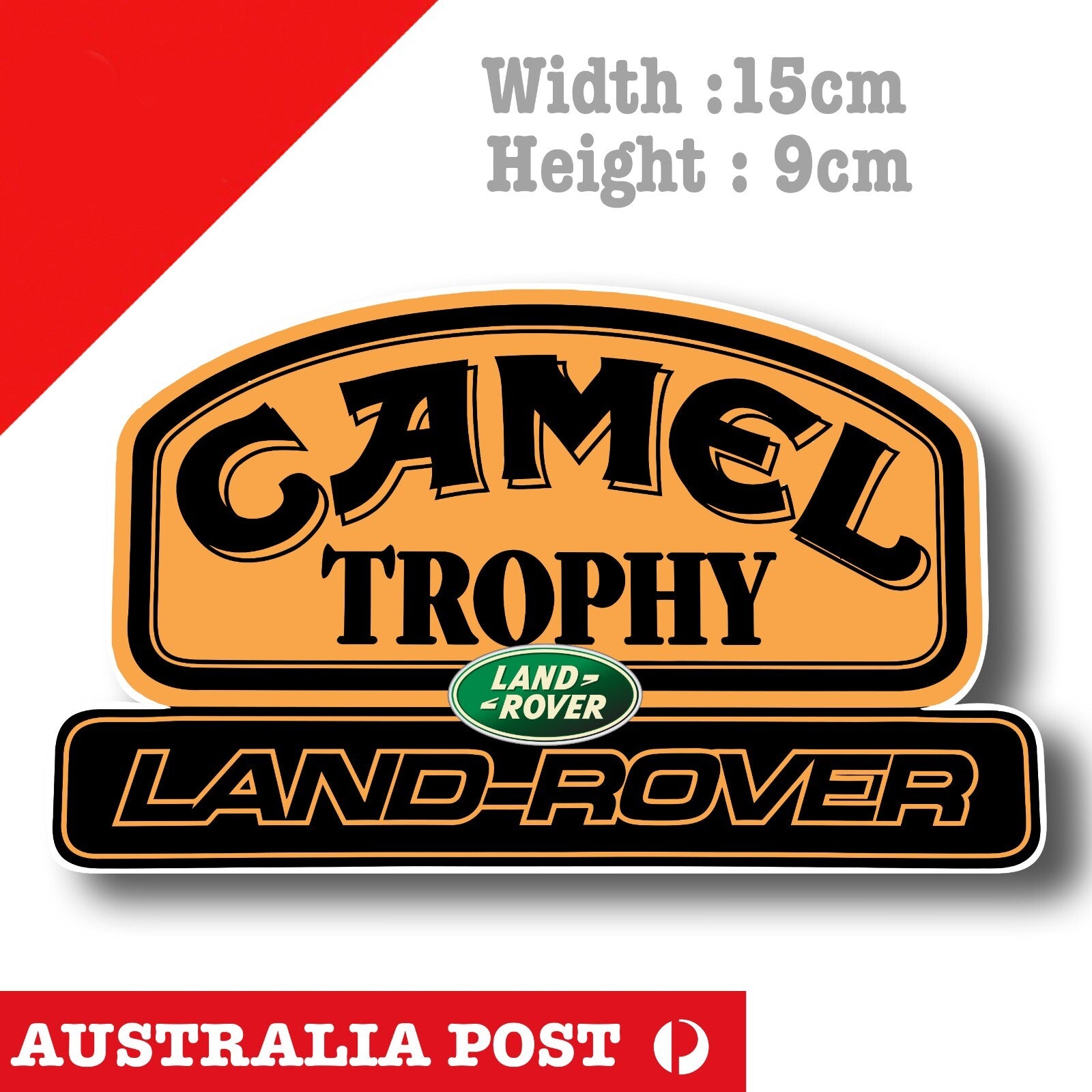Camel TROPHY, Land Rover Logo  , Camel Trophy Logo Decal Sticker