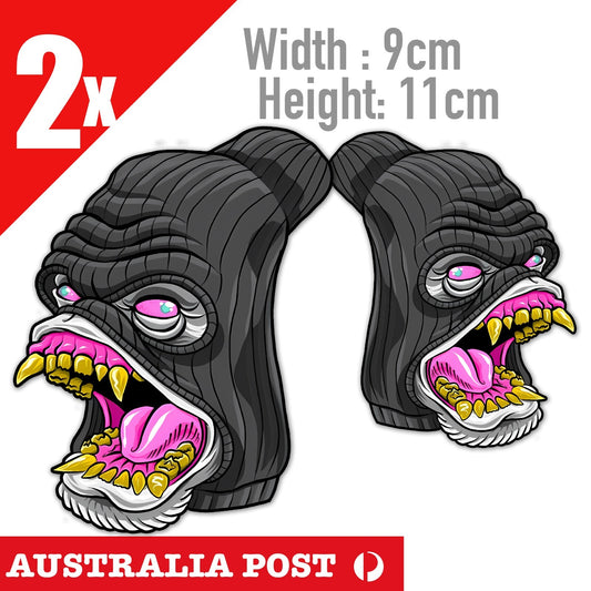 Monster with Balaclava, Zombie Monster Sticker