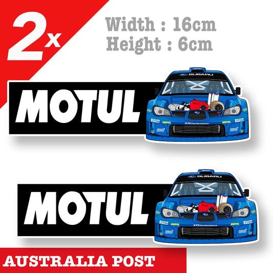 MOTUL Logo  Ralli Car , MOTUL Black Banner  Vinyl  Sticker