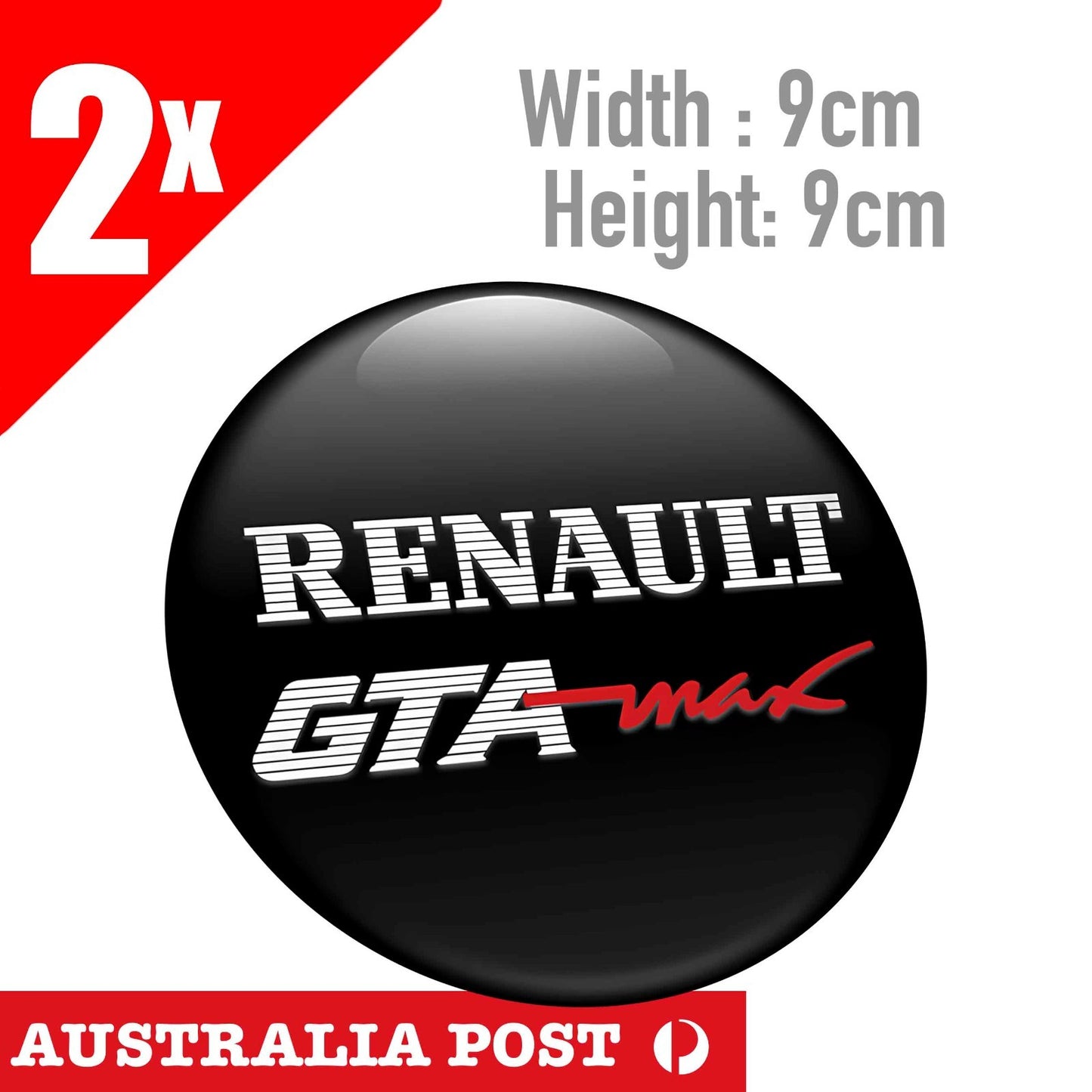 RENAULT GTA Racing Logo Round  Sticker