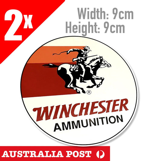 WINCHESTER  AMMUNITION Old Vintage Logo Sticker