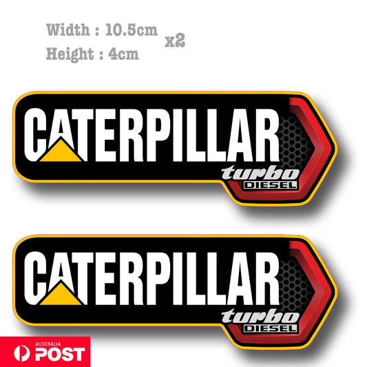 CATERPILLAR Turbo Diesel and Gas Logo - Caterpillar Logo Small Decal Sticker