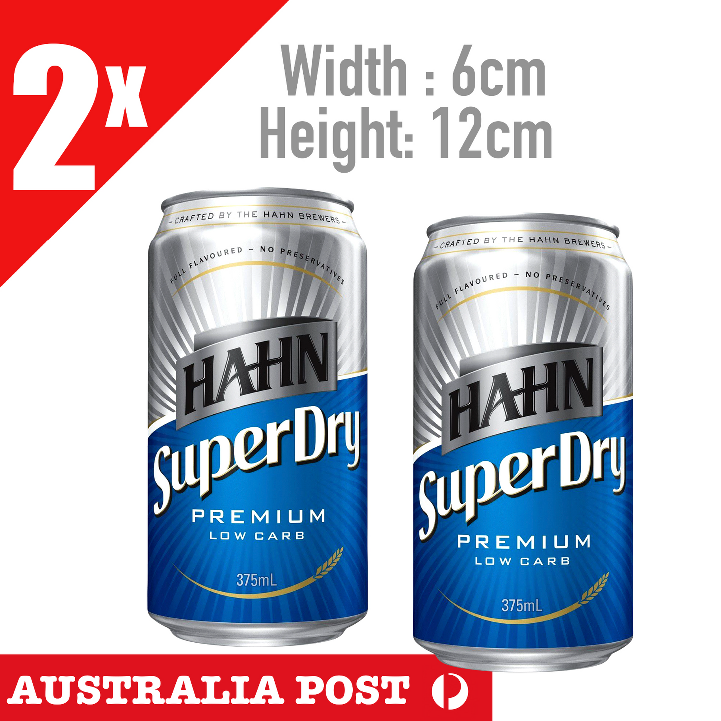 HAHN SuperDry Beer Can Bar Fridge Laptop , Car  Decal Sticker 