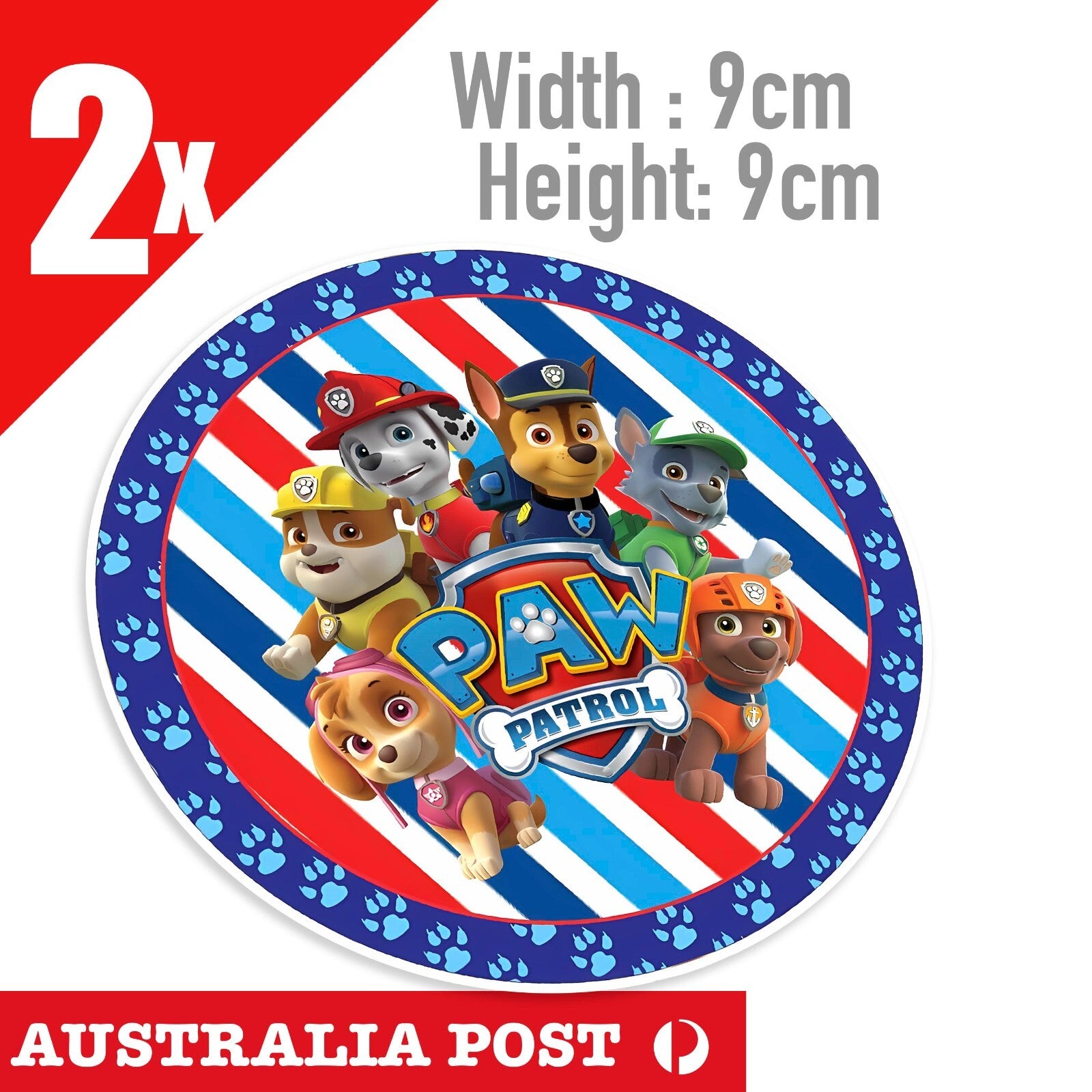 PAW Patrol team Cartoon  Round badge Sticker