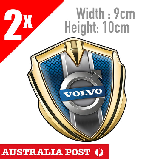VOLVO Car Logo Badge Gold Style Sticker