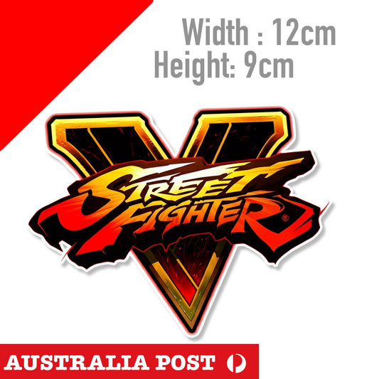 Street Fighter Anniversary 5  Logo Sticker