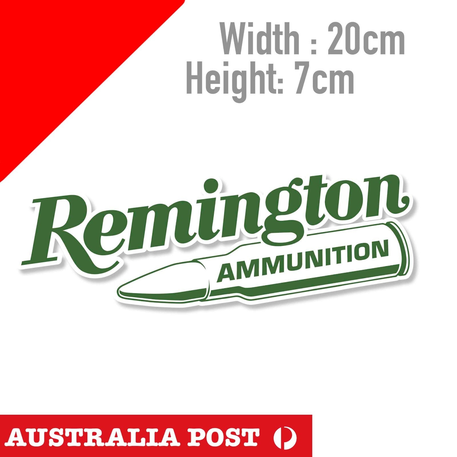 REMINGTON Ammunition Logo , FIREARMS AMMUNITION RIFLE HUNTING  STICKER