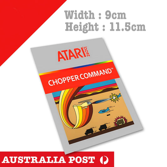 Chopper Command Vintage Arcade Retro ATTARI Game Logo ATARI Stickers