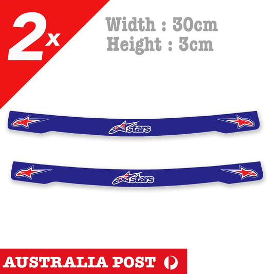 ALPINESTARS Logo Motorcycle Helmet Visor  Sticker