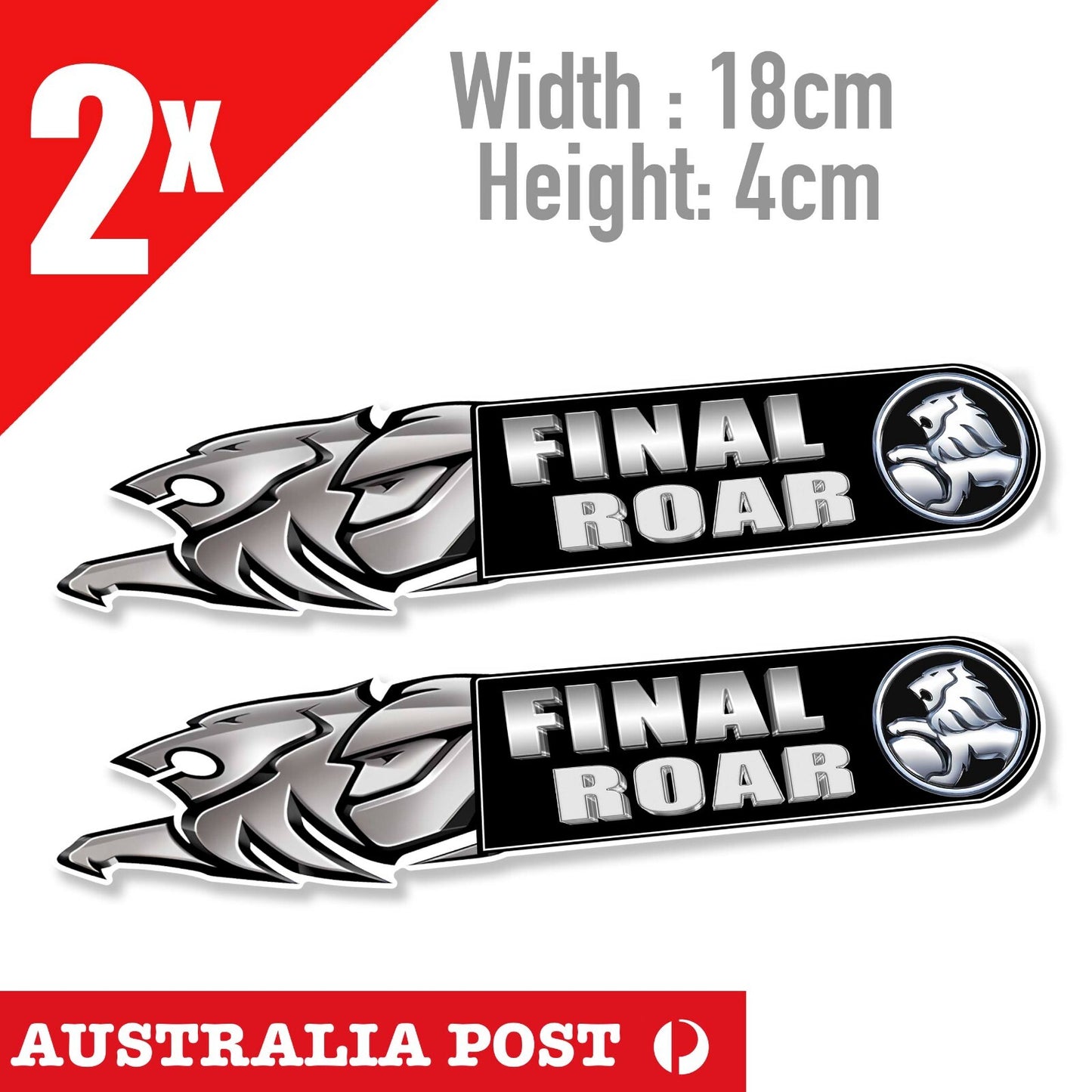 HOLDEN RACING TEAM FINAL ROAR Logo , Holden Racing Team Decal Sticker