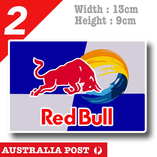 Red Bull Logo, Red Bull Energy x2 Decal Sticker
