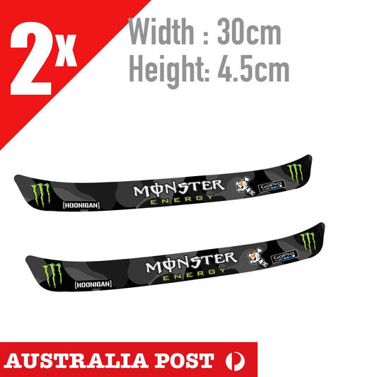 Monster Energy Motorcycle Helmet Visor - KEN BLOCK  GOPro HOONIGAN  Sticker