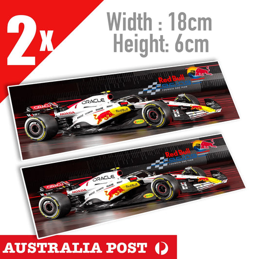 Red Bull HONDA Formula 1 Racing Car, Laptop , Car  Decal Stickers