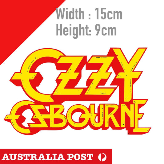 Ozzy Osbourne sticker heavy metal Logo Sticker