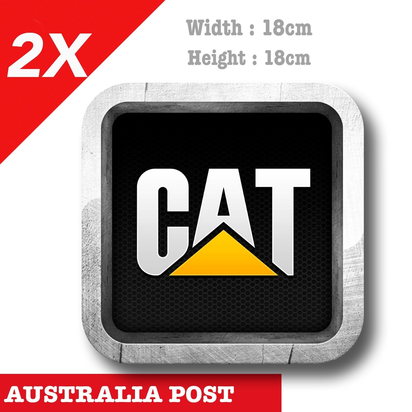 Caterpillar Block Logo , Caterpillar Diesel Logo Sticker