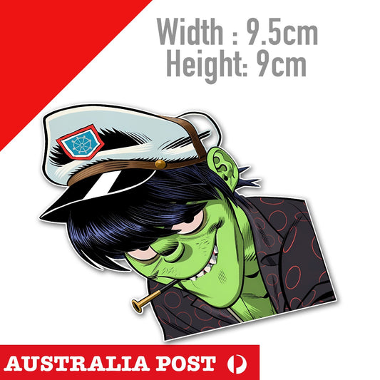 Gorillaz 2-D Band MURDOC Laptop , Car Sticker