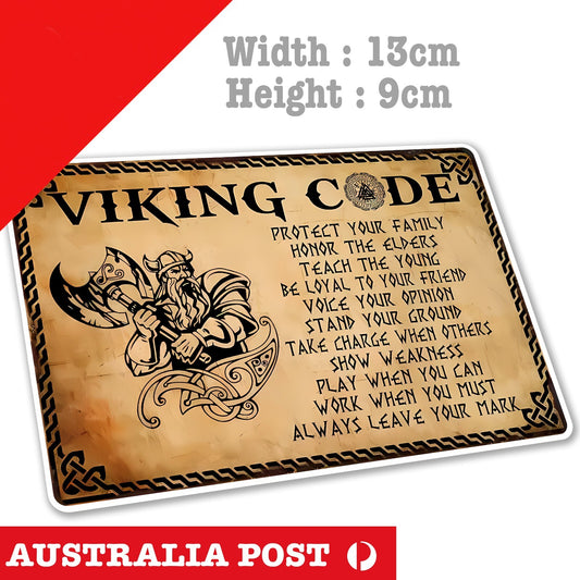 Odin Viking Viking Code, mythology badge Stickers