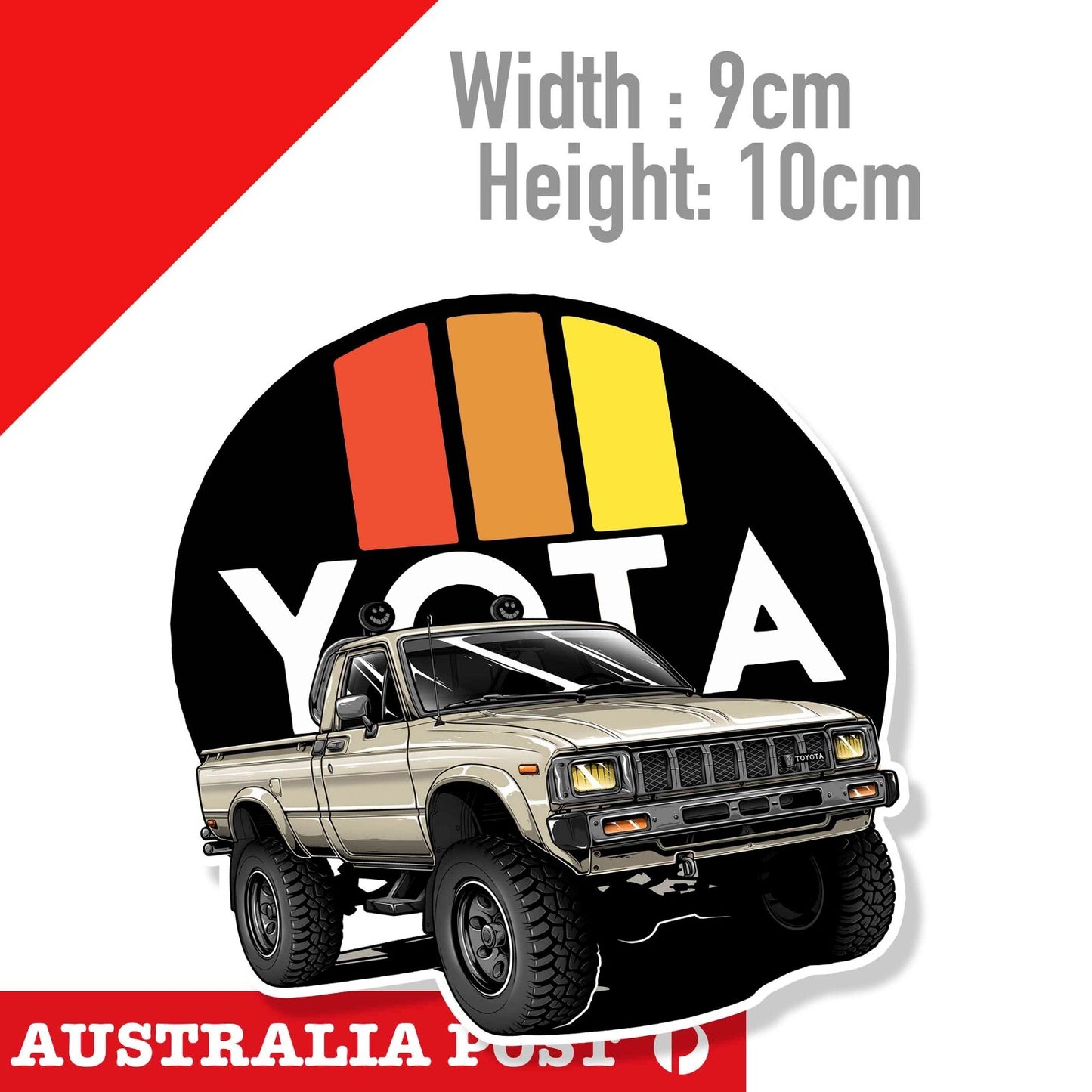 Toyota HILUX TRD Adventure 4WD Logo, 4x4 Off Road, Hilux Toyota Sticker
