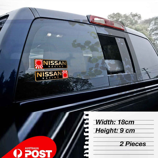 NISSAN Logo  JDM Logo, Japan, Osaka DECALS RACING  2x Sticker