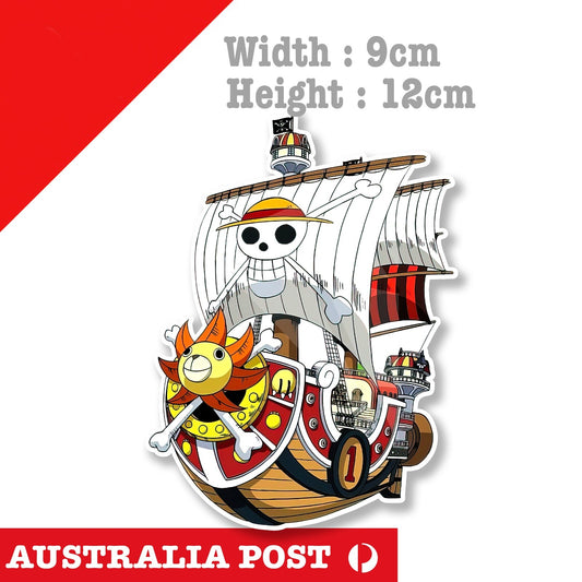 One Piece Ship- Anime - Monkey D. Luffy Pirate King Ship Sticker
