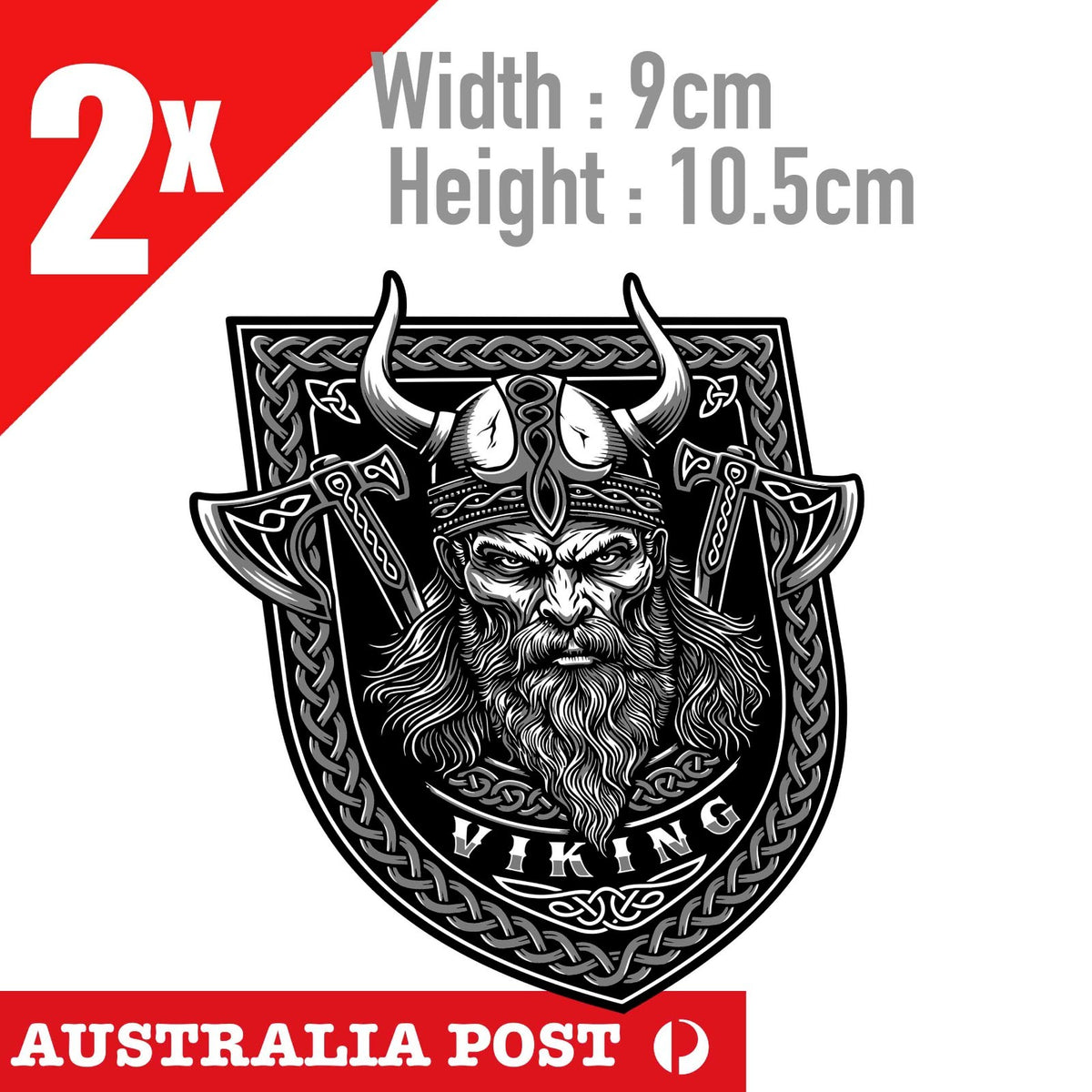 Odin Viking with Axe  Car ,Laptop Sticker