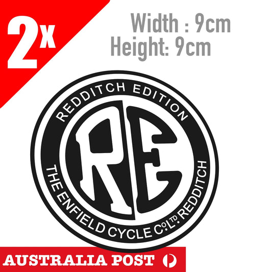 ROYAL ENFIELD Motorcycle Logo Royal Enfield Bicycle, Redditch Edition  Stickers
