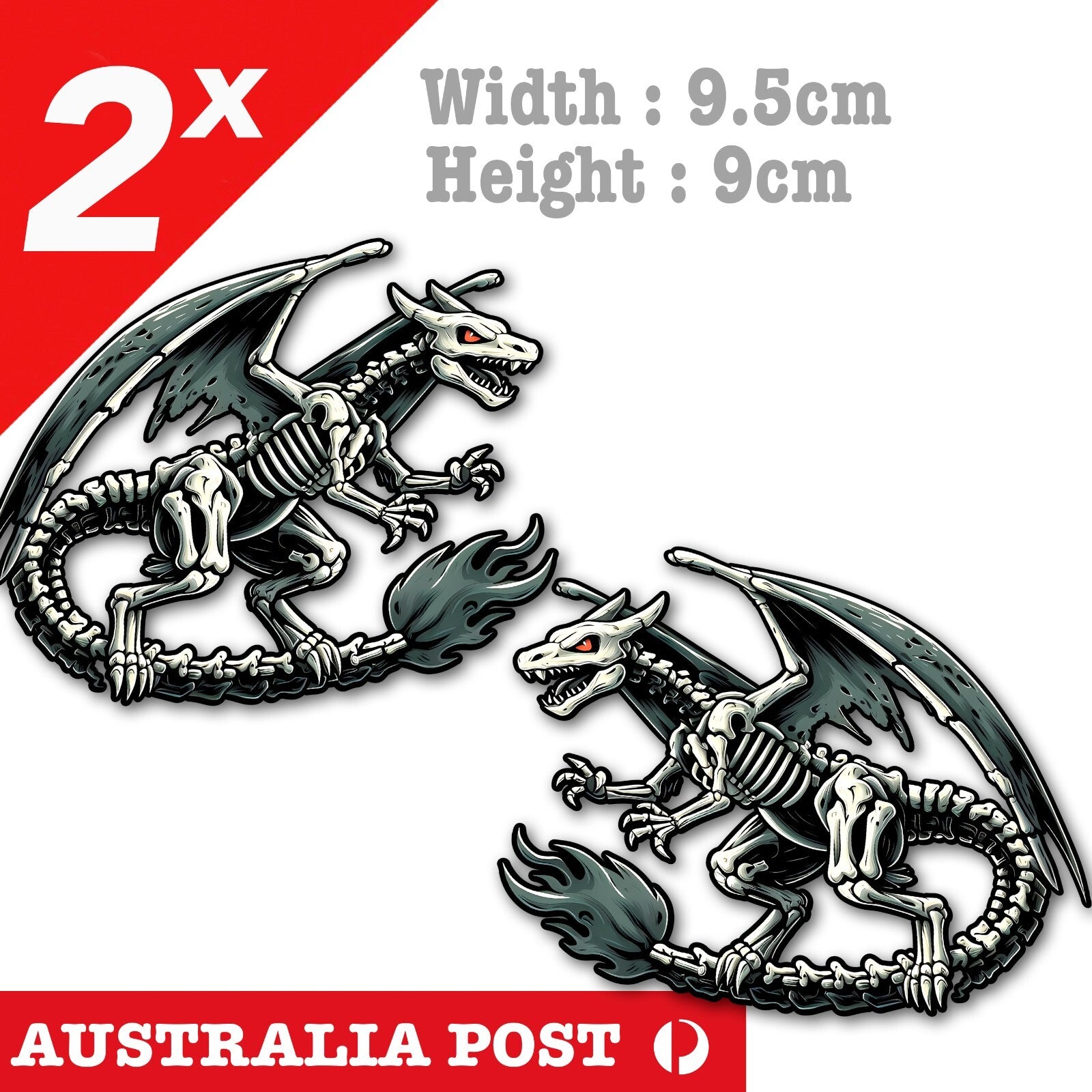 POKEMON Charizard Skeleton, Lizardon Japan Pokémon in Nintendo and Game Sticker