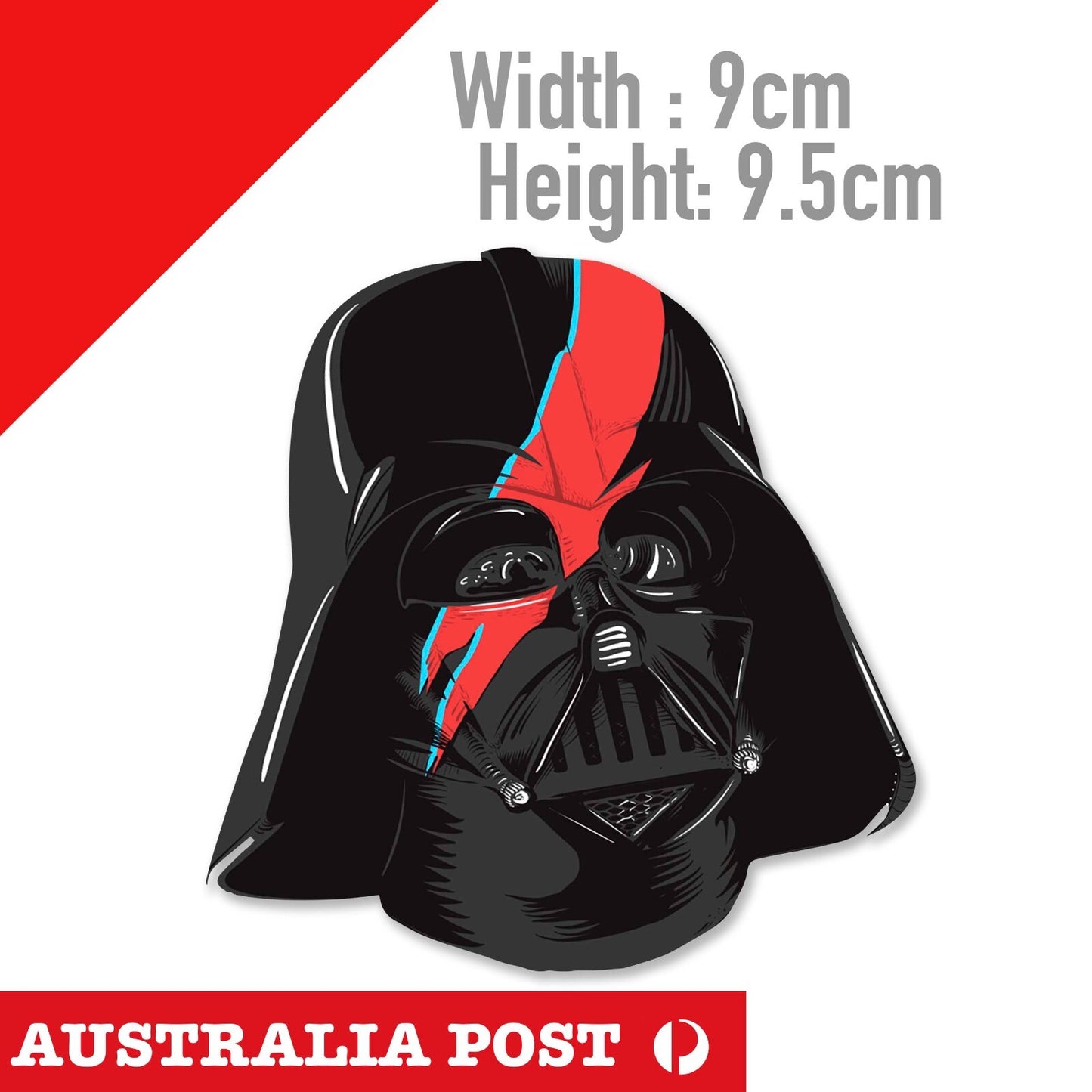 Darth Vader Star Wars Face Decal Sticker 