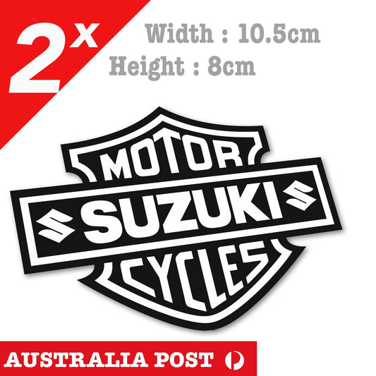SUZUKI Motorcycle Logo, Helmet, Fuel Tank Stickers